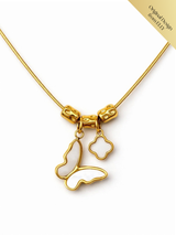 CLOVER WINGS NECKLACE