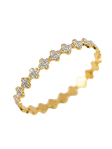 SHINE BEAM CLOVER BANGLE