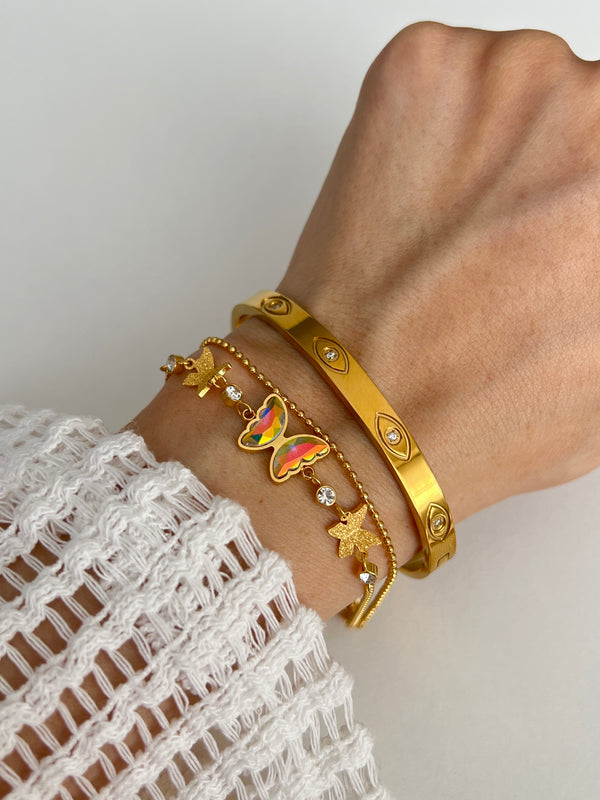 ELANIX EVIL EYE BANGLE