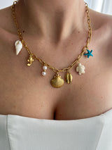 CORALIA MULTI CHARM NECKLACE