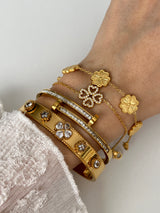 ZYRELLE CLOVER BANGLE