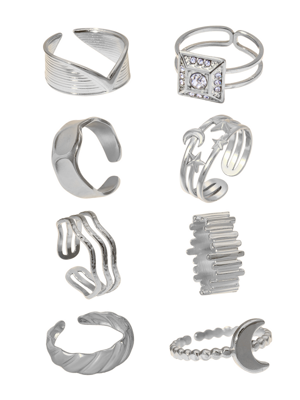 SILVER DAILY RINGS II