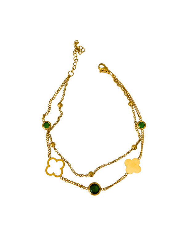 JULIA CLOVER ANKLET