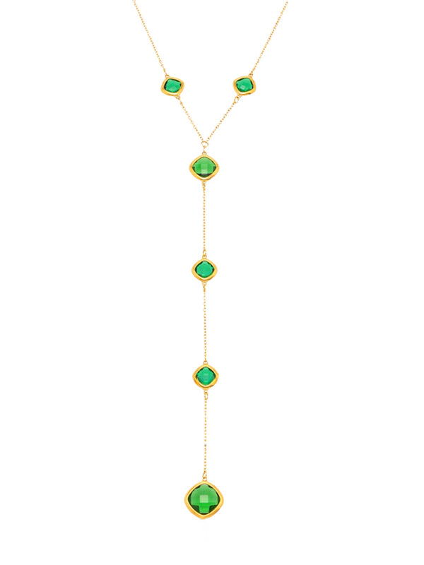 OLIVRA LARIAT NECKLACE