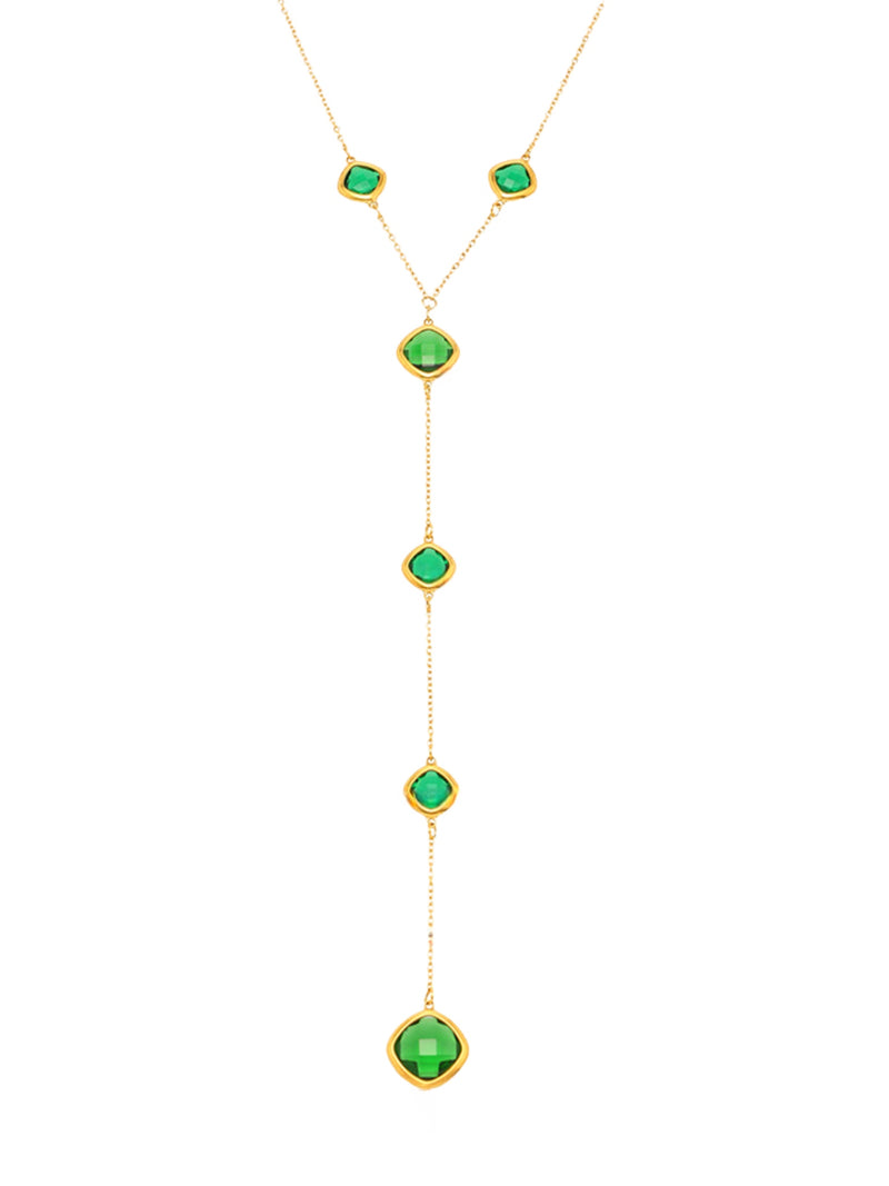 OLIVRA LARIAT NECKLACE