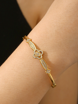 AURELINE CLOVER BANGLE
