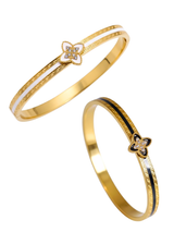 LUXORA CLOVER BANGLE