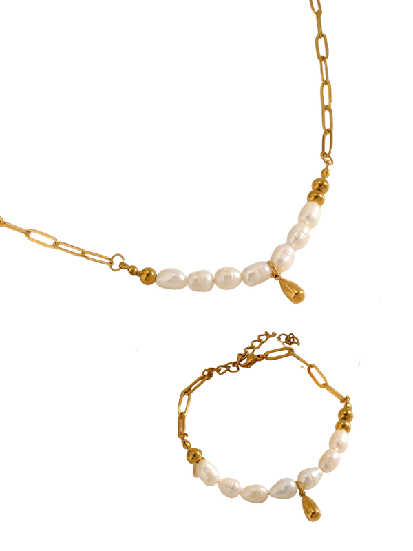 PERLA BELLA NECKLACE & BRACELET