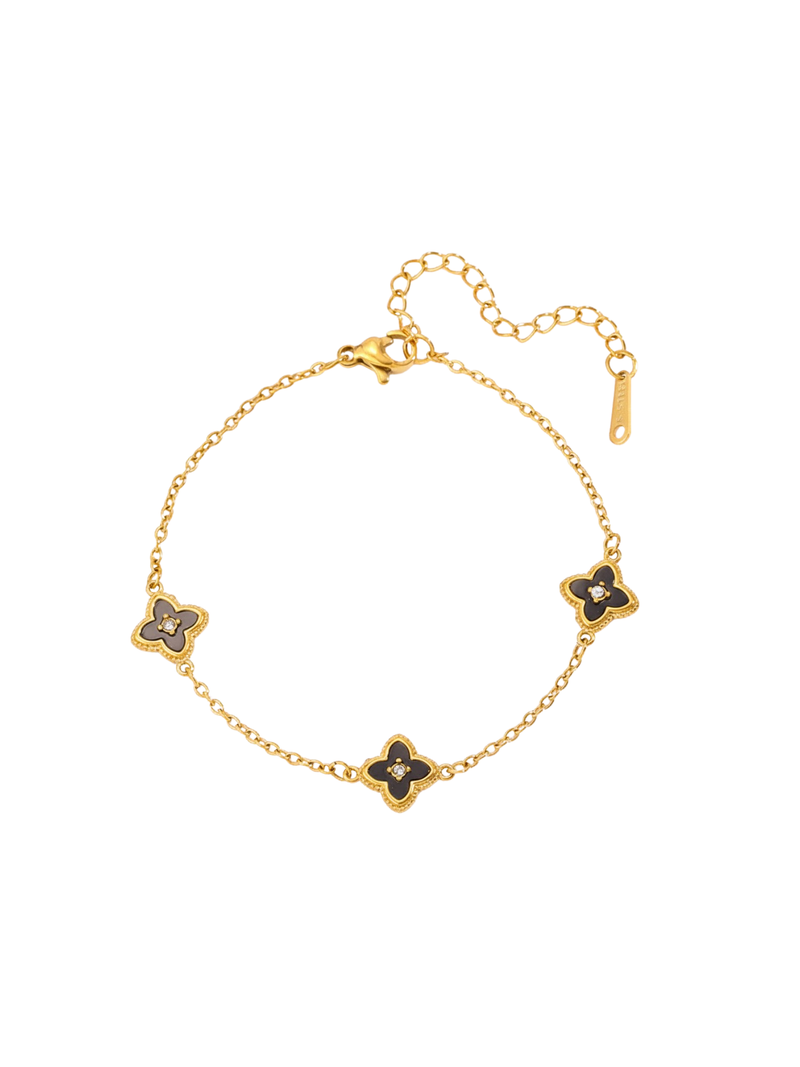 BLACK PETITE LUCK BRACELET