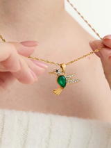 JADE FLUTTER NECKLACE