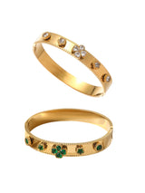 ZYRELLE CLOVER BANGLE