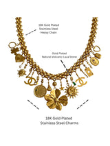 LUXURY MULTI CHARM NECKLACE