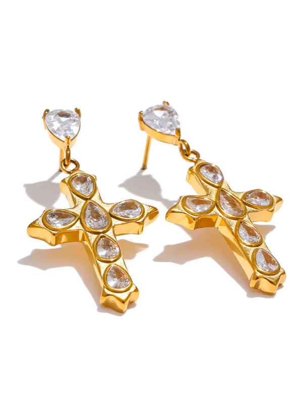 ANNA CROSS EARRING