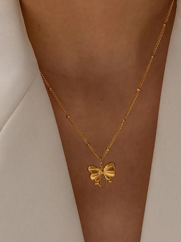 SWEET BOW NECKLACE