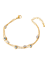 SHINY EVIL EYE BRACELET