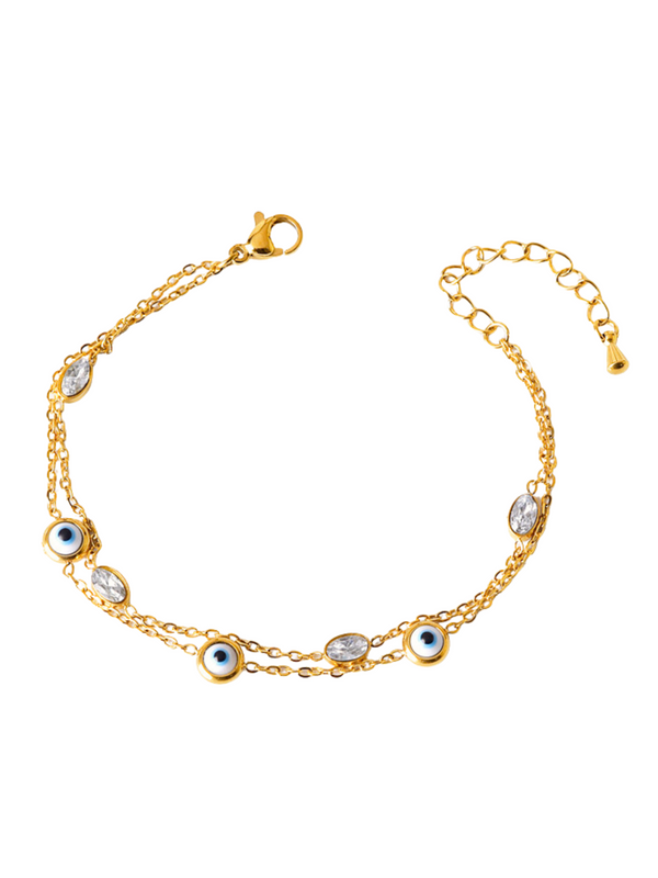 SHINY EVIL EYE BRACELET