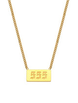 CUSTOM ANGEL NUMBER NECKLACE