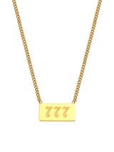 CUSTOM ANGEL NUMBER NECKLACE