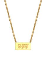CUSTOM ANGEL NUMBER NECKLACE