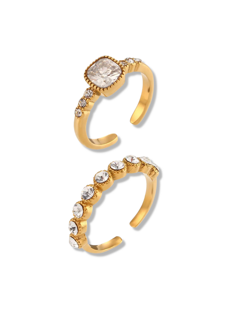 LIZZY + VICENTA RINGS SET